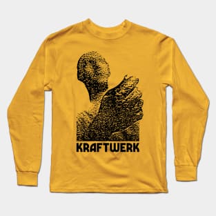 Kraftwerk Retro 80s Styled Tribute Fanart Design Long Sleeve T-Shirt